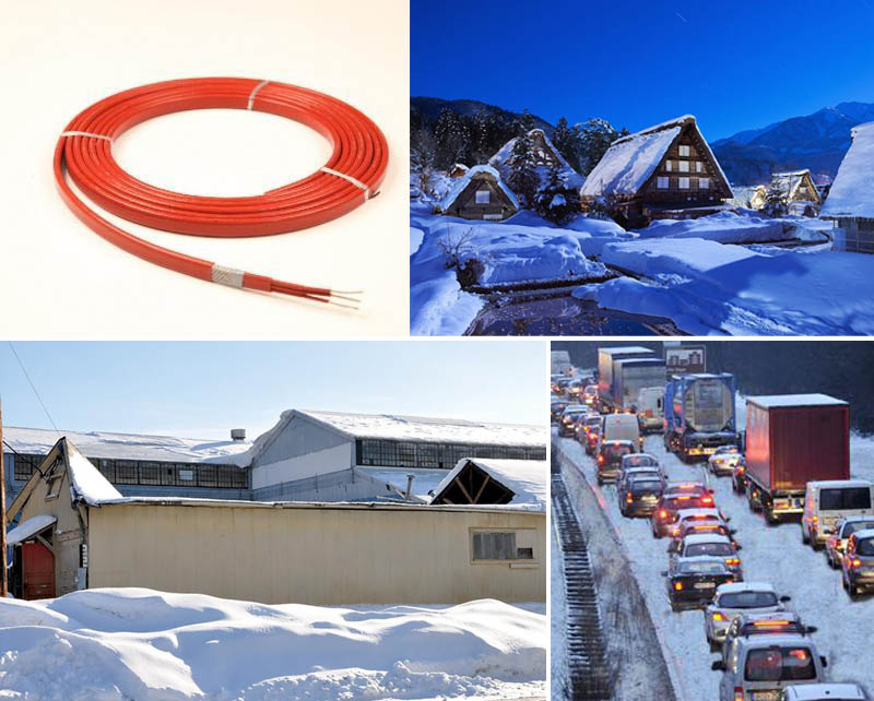 天溝融雪電伴熱發熱電纜使用方法 